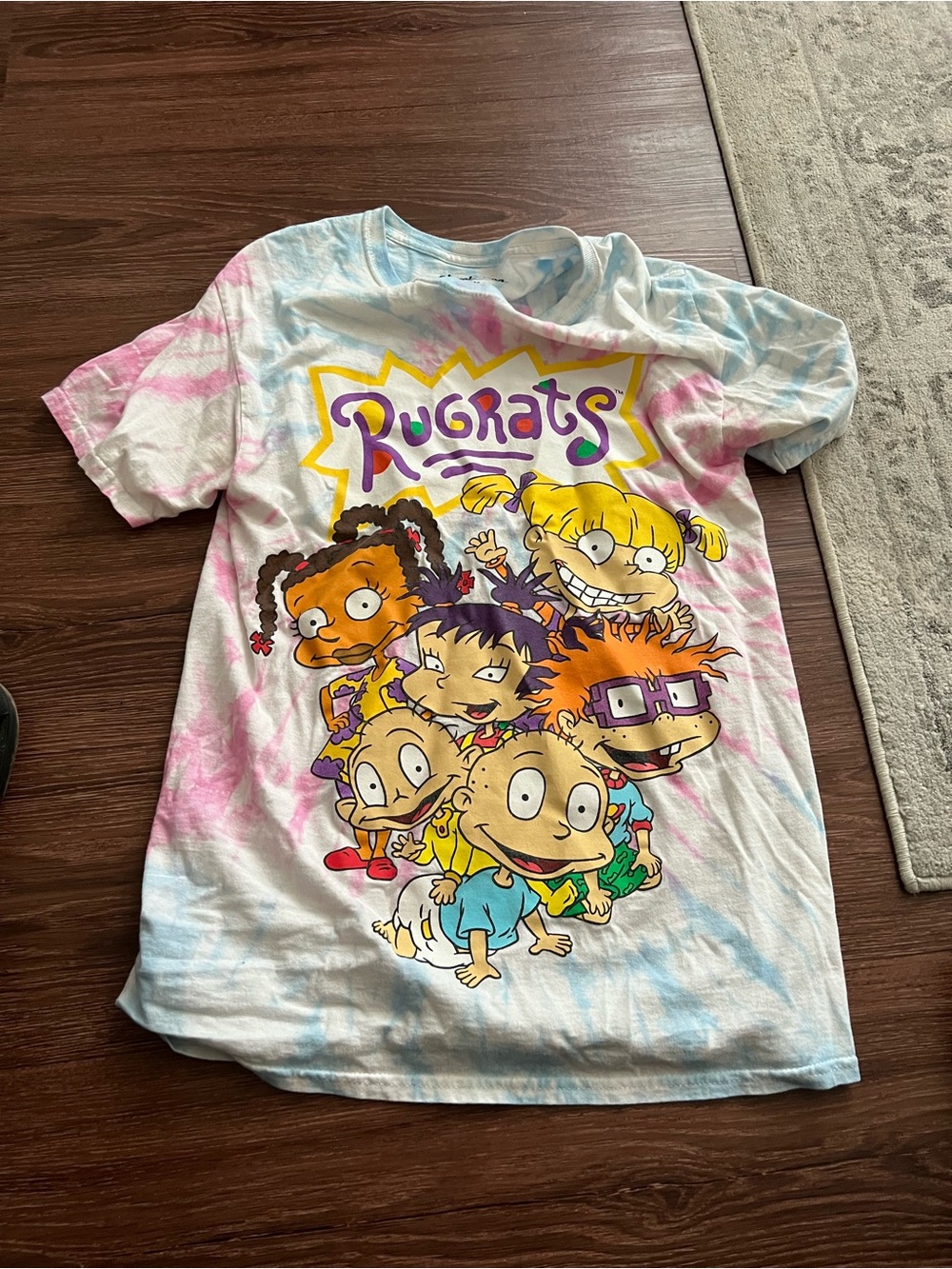 Nickelodeon Rugrats Tie-Dye Tee - Blue & Pink